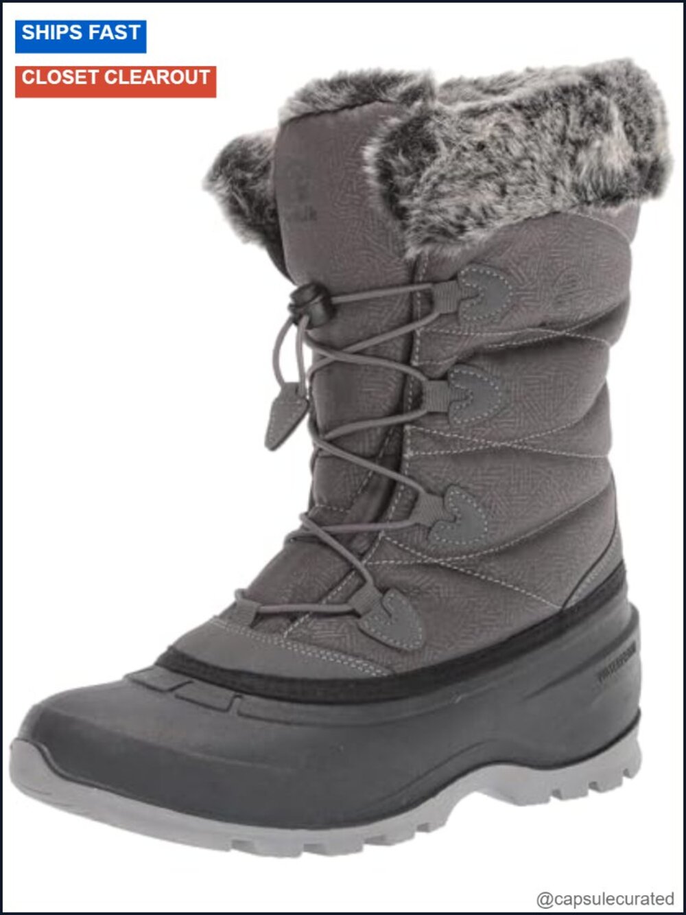 Women's Insulated Snow Boots Waterproof Winter Boots Non Slip Hiking Shoes